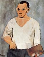 Picasso, Pablo - self-portrait with palette
